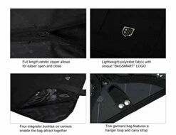 Bagsmart Lightweight Nylon Foldable Carrier Garment Bag For Suits And Dresses -TRAVELPRO Sales 518 2BYdqdw0L