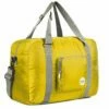 Wandf Foldable Travel Duffel Bag Luggage Sports Gym Water Resistant Nylon (Yellow) 1 Wandf Foldable Travel Duffel Bag Luggage Sports Gym Water Resistant Nylon (Yellow) -TRAVELPRO Sales 5199uCj6G4L