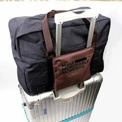 Spirit Airline Personal Item Carry-on Bag Unisex's Lightweight Foldable Duffel Travel Luggage Bag 18 X 14 X 8 Inches(Blue With Strap) -TRAVELPRO Sales 51ADhT9stvL