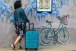 Samsonite Omni PC Hardside Expandable Luggage With Spinner Wheels, Carry-On 20-Inch, Caribbean Blue 13 Samsonite Omni PC Hardside Expandable Luggage With Spinner Wheels, Carry-On 20-Inch, Caribbean Blue -TRAVELPRO Sales 51C74rz6rcL