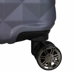 Kenneth Cole Reaction Diamond Tower Luggage Collection Lightweight Hardside Expandable 8-Wheel Spinner Travel Suitcase, Smokey Purple, 20-Inch Carry On -TRAVELPRO Sales 51CBOXIQjJL