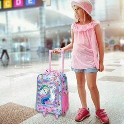 Kids Suitcase, Rolling Luggage With Wheels For Girls - Unicorn -TRAVELPRO Sales 51CTTzIVjcS