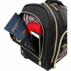 BEBE Women's Evans Wheeled Under The Seat Carry On Bag, Black Croc 14 BEBE Women's Evans Wheeled Under The Seat Carry On Bag, Black Croc -TRAVELPRO Sales 51CoxwMIaOL