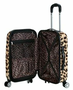 Rockland Safari Hardside Spinner Wheel Luggage, Leopard, Carry-On 20-Inch 19 Rockland Safari Hardside Spinner Wheel Luggage, Leopard, Carry-On 20-Inch -TRAVELPRO Sales 51DABDj 9L