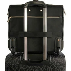 BEBE Women's Evans Wheeled Under The Seat Carry On Bag, Black Croc 15 BEBE Women's Evans Wheeled Under The Seat Carry On Bag, Black Croc -TRAVELPRO Sales 51F9YRkSQ1L