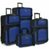U.S. Traveler New Yorker Lightweight Softside Expandable Travel Rolling Luggage Set, Blue, 4-Piece (15/21/25/29) 1 U.S. Traveler New Yorker Lightweight Softside Expandable Travel Rolling Luggage Set, Blue, 4-Piece (15/21/25/29) -TRAVELPRO Sales 51FLRvBsCjL