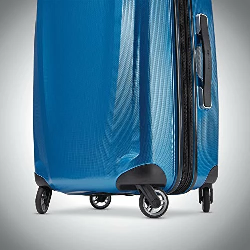 Samsonite Winfield 3 DLX Hardside Expandable Luggage With Spinners, Blue/Navy, Checked-Medium 25-Inch 7 Samsonite Winfield 3 DLX Hardside Expandable Luggage With Spinners, Blue/Navy, Checked-Medium 25-Inch - Image 5