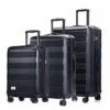 Verdi Luggage Set 3 Piece - Lightweight With USB Port Hardside Carry On Suitcase - Includes Expandable 20 Inch Carry On, 24In/TSA-Approved Lock 28In Checked Bag With 8-Wheel Rolling Spinner