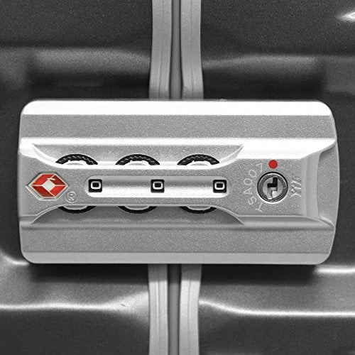 Andiamo Elegante Suitcase With Built-in TSA Lock - Zipperless 24 Inch Hardside Checked Bag- Lightweight (ABS+PC) Luggage With 8-Rolling Spinner Wheels (Gold) 5 Andiamo Elegante Suitcase With Built-in TSA Lock - Zipperless 24 Inch Hardside Checked Bag- Lightweight (ABS+PC) Luggage With 8-Rolling Spinner Wheels (Gold) - Image 3