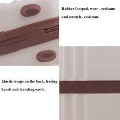 Exttlliy Mini Hard Shell Hard Travel Luggage Cosmetic Case, Small Portable Carrying Case Suitcase For Makeup (Rose Gold) -TRAVELPRO Sales 51GD tfw81L