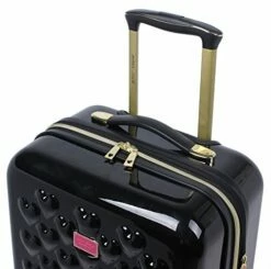 Betsey Johnson 26 Inch Checked Luggage Collection - Expandable Scratch Resistant (ABS + PC) Hardside Suitcase - Designer Lightweight Bag With 8-Rolling Spinner Wheels (Heart To Heart Black) 12 Betsey Johnson 26 Inch Checked Luggage Collection - Expandable Scratch Resistant (ABS + PC) Hardside Suitcase - Designer Lightweight Bag With 8-Rolling Spinner Wheels (Heart To Heart Black) -TRAVELPRO Sales 51GVIVycA5L ed0d5195 722f 4a0f 93ad 7124b66cb42d