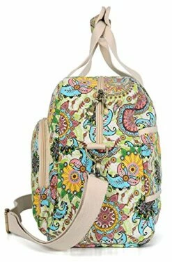 Malirona Canvas Overnight Bag Women Weekender Bag Carry On Travel Duffel Bag Floral Design (Flower) -TRAVELPRO Sales 51GoB 2BB8uL