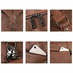 Leather Travel Bag With Shoe Pouch,Weekender Overnight Bag Waterproof Leather Large Carry On Bag Travel Tote Duffel Bag For Men Or Women -TRAVELPRO Sales 51H02eq vKL