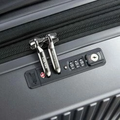 DELSEY Paris Securitime Expandable Luggage With Spinner Wheels, Anthracite Gray, Carry-On 19 Inch -TRAVELPRO Sales 51HZfw cAAL