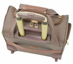London Fog Kensington II 15" 2-Wheel Under The Seat Bag, Bronze -TRAVELPRO Sales 51K9yXGXHsL