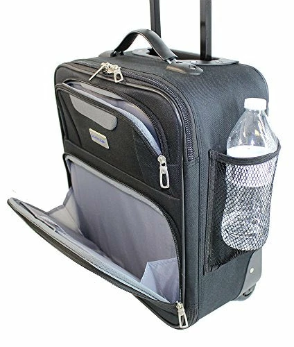 Boardingblue Airlines Rolling Personal Item Under Seat Luggage Frontier, Spirit (Black) 6 Boardingblue Airlines Rolling Personal Item Under Seat Luggage Frontier, Spirit (Black) - Image 4