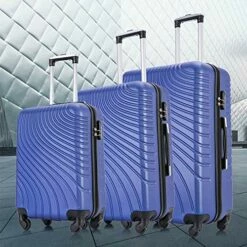 Apelila 3 Piece ABS Luggage Sets With Spinner Wheels Hard Shell Spinner Carry On Suitcase (Blue, 3 Pieces 20 24 28 Inch) 11 Apelila 3 Piece ABS Luggage Sets With Spinner Wheels Hard Shell Spinner Carry On Suitcase (Blue, 3 Pieces 20 24 28 Inch) -TRAVELPRO Sales 51KqaCmtMyL
