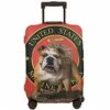 WONDERTIFY Bulldog Travel Suitcase Protector United States Semper Fidelis Elastic Washable Luggage Cover With Concealed Zipper Red Fits 29-32 Inch -TRAVELPRO Sales 51KuQp DctL