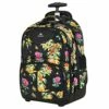 Backpack With Wheels, Travel-friendly Rolling Laptop Backpack For Men Women, MATEIN Freewheel Carry On Luggage Business Bag, Compact College School Student Computer Bag Fit 17 Inch Notebook, Floral -TRAVELPRO Sales 51Mn s SRZL