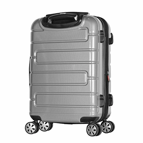 Olympia Nema 18" Carry-on Underseater Spinner W/TSA Lock, Silver 5 Olympia Nema 18" Carry-on Underseater Spinner W/TSA Lock, Silver - Image 3