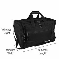 DALIX Blank Duffle Bag Duffel Bag In Black Gym Bag -TRAVELPRO Sales 51MvpiiA7TL