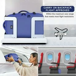 Travel Backpack For Women, 50L Carry On Backpack With Wet Bag Expandable Flight Approved Luggage Backpack Suitcase,Extra Large Weekender Bag Water Resistant Lightweight Daypack Gift For Traveler Women -TRAVELPRO Sales 51NTa74pXeL