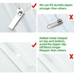 Univivi Hanging Garment Bag 43 Inch Suit Bag For Storage(Set Of 6) Washable Translucent Lightweight Garment Bags For Dress Suits, Jackets, T-Shirt, Sports Coats Etc. -TRAVELPRO Sales 51OgPUQWLmL