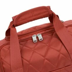 AmazonBasics Underseat Carry On Rolling Travel Luggage Bag - Red Quilted -TRAVELPRO Sales 51P7DNgnzLL