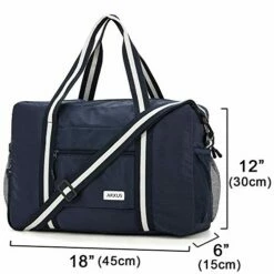 Arxus Travel Lightweight Waterproof Foldable Storage Carry Luggage Duffle Tote Bag (Navy Blue) 13 Arxus Travel Lightweight Waterproof Foldable Storage Carry Luggage Duffle Tote Bag (Navy Blue) -TRAVELPRO Sales 51PkfND20EL