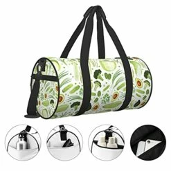 Fredeulva Cabbage Squash Leek Onion Asparagus Duffel Bag Canvas Shoulder Round Gym Sports Travel Weekender Bags For Man Women 14 Fredeulva Cabbage Squash Leek Onion Asparagus Duffel Bag Canvas Shoulder Round Gym Sports Travel Weekender Bags For Man Women -TRAVELPRO Sales 51RWF 02c0S