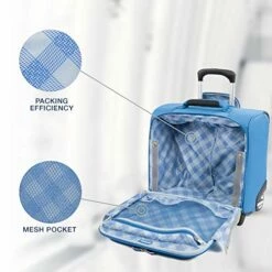 Travelpro Luggage Maxlite 5 16" Lightweight Carry-on Rolling Tote Suitcase, Azure Blue 11 Travelpro Luggage Maxlite 5 16" Lightweight Carry-on Rolling Tote Suitcase, Azure Blue -TRAVELPRO Sales 51RYc88kIfL