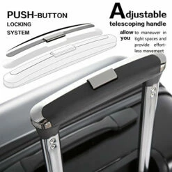 Coolife Luggage Expandable(only 28") Suitcase PC+ABS Spinner Built-In TSA Lock 20in 24in 28in Carry On (white, S(20in_carry On)) -TRAVELPRO Sales 51RpnZ2ZicL 68e73c2c 5096 4a7c a50f 67f1aa5255a6