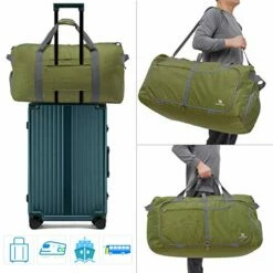 CAMEL CROWN 100L Extra Large Duffle Bag Travel Bag Lightweight Foldable Luggage For Outdoor Camping -TRAVELPRO Sales 51SCmCRaJWL