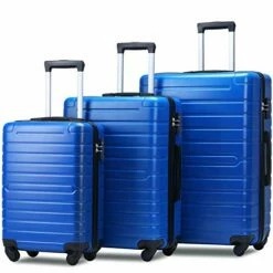 Flieks Luggage Sets 3 Piece Spinner Suitcase With TSA Lock Lightweight 20 24 28 Inch (Elegant Blue) -TRAVELPRO Sales 51TwJwaHO4L