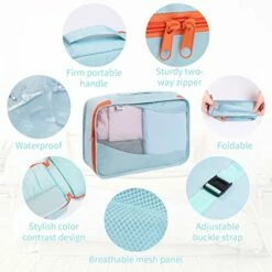 DIMJ 11 Set Packing Cubes, Travel Luggage Packing Organizers Lightweight Travel Cloth Storage Bag With Bra Underwear Cube Cosmetics Bag And Shoe Pouch -TRAVELPRO Sales 51VDA lHG8L