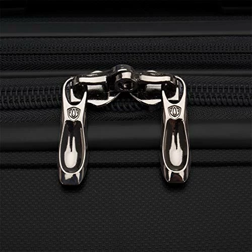 Traveler's Choice Pagosa Indestructible Hardshell Expandable Spinner Luggage, Black, Checked-Medium 26-Inch 4 Traveler's Choice Pagosa Indestructible Hardshell Expandable Spinner Luggage, Black, Checked-Medium 26-Inch - Image 2