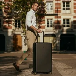 LEVEL8 Trunk Luggage, 28 Inch Luggage With Spinner Wheels, Luminous Textured 28 Inch Checked Large Luggage, Lightweight PC With TSA Lock - 28 Inch, Black 19 LEVEL8 Trunk Luggage, 28 Inch Luggage With Spinner Wheels, Luminous Textured 28 Inch Checked Large Luggage, Lightweight PC With TSA Lock - 28 Inch, Black -TRAVELPRO Sales 51WW7jBXUGL