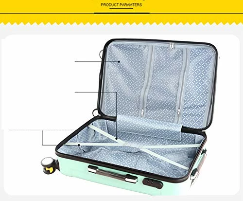 26 Inch Trolley Case/Bags Woman Travel Suitcase With Wheels Rolling Carry On Luggage,B,24 8 26 Inch Trolley Case/Bags Woman Travel Suitcase With Wheels Rolling Carry On Luggage,B,24 - Image 6