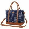 BAOSHA HB-28 Ladies Women Canvas Travel Weekender Bag Overnight Carry-on Shoulder Duffel Tote Bag (Blue Dot) -TRAVELPRO Sales 51WxIjCaNlL 757b30dc a81c 42bc 9776 49655c91a612