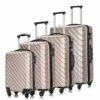 4PC 18-28 Inch Hardshell Luggage ABS Luggages Sets With Spinner Wheels Hard Shell Spinner Carry On Suitcase (Champagne Gold, 4 PCS) -TRAVELPRO Sales 51X7jPYwGIL