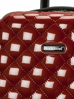 Rockland Quilt Hardside Expandable Spinner Wheel Luggage Set, Red, 3-Piece (20/24/28) -TRAVELPRO Sales 51XMPlTKQZL