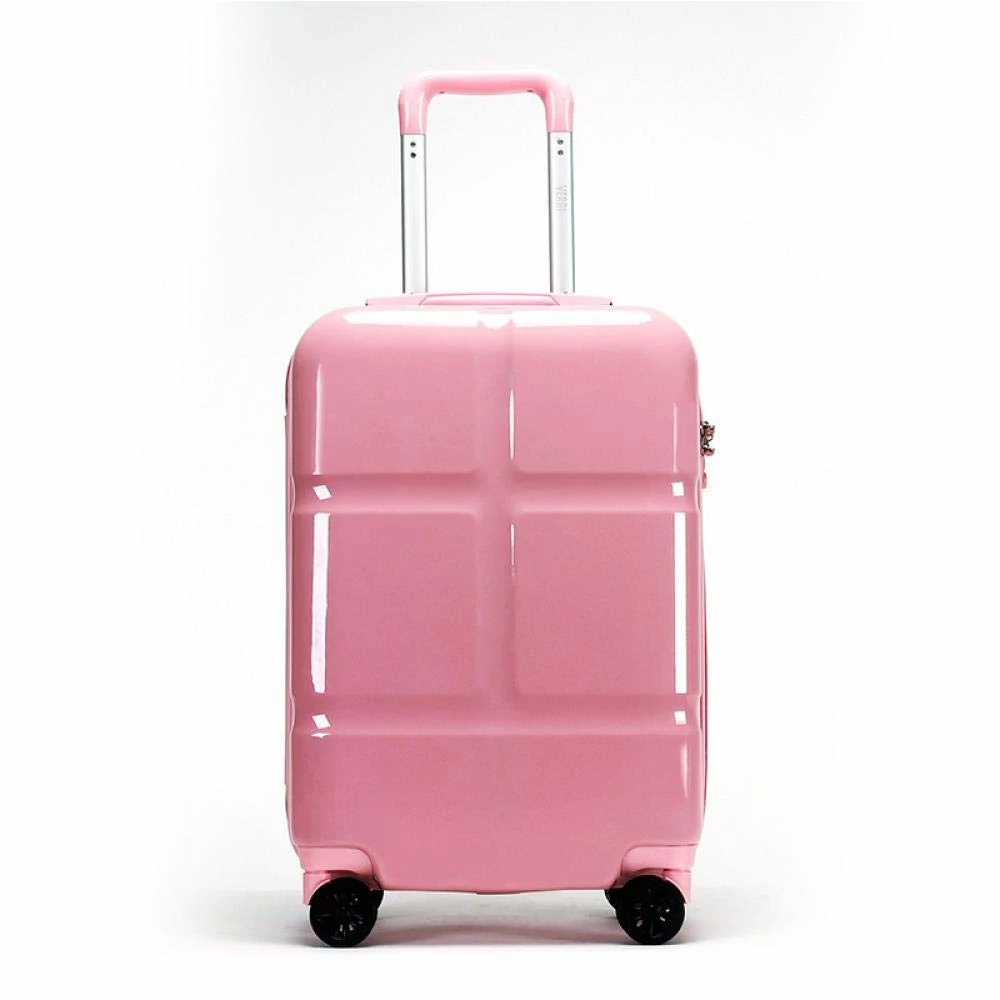 Suitcase, Lightweight, Large 28-Inch Hard-Shell Aluminum Alloy Suitcase, 4 Spinner Wheels, Abs Luggage Travel Trolley, Pink, 24 Inch 3 Suitcase, Lightweight, Large 28-Inch Hard-Shell Aluminum Alloy Suitcase, 4 Spinner Wheels, Abs Luggage Travel Trolley, Pink, 24 Inch