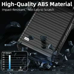 BEOW Expandable Luggage Sets Clearance 3 Piece Hardshell Lightweight PC+ABS Suitcase Spinner Wheels TSA Lock Black -TRAVELPRO Sales 51XleVqCv0L