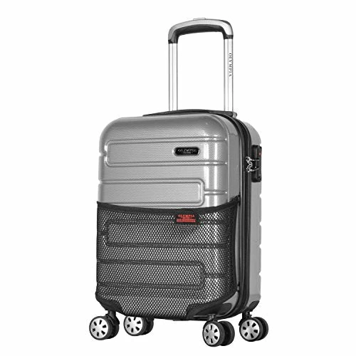 Olympia Nema 18" Carry-on Underseater Spinner W/TSA Lock, Silver 3 Olympia Nema 18" Carry-on Underseater Spinner W/TSA Lock, Silver