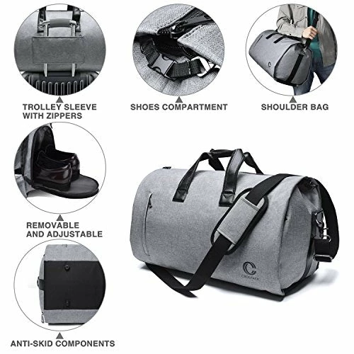 Crospack 45L Suit Garment Bag Shoulder Strap Duffle Travel Foldable Flight Bag 6 Crospack 45L Suit Garment Bag Shoulder Strap Duffle Travel Foldable Flight Bag - Image 4