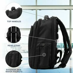 Travelpro Luggage Maxlite 5 17.5" Lightweight Under Seat Laptop Backpack, Black, One Size -TRAVELPRO Sales 51ZAXCMAQiL