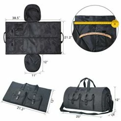 Carry-on Garment Bag Large Duffel Bag Suit Travel Bag Weekend Bag Flight Bag With Shoe Pouch For Men Women (Black) 14 Carry-on Garment Bag Large Duffel Bag Suit Travel Bag Weekend Bag Flight Bag With Shoe Pouch For Men Women (Black) -TRAVELPRO Sales 51Zasdapr3L