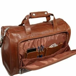 Amerileather 18" Leather Carry On Weekend Duffel,Brown,US -TRAVELPRO Sales 51ZbRQwWPeL
