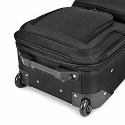 U.S. Traveler Rio Rugged Fabric Expandable Carry-On Luggage Set, Black, 2-Piece -TRAVELPRO Sales 51ZqE07a1HL