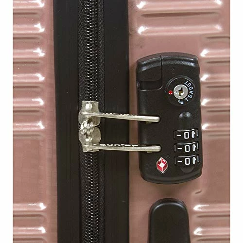 Dejuno Luna Lightweight 3-Piece Hardside Spinner Luggage Set, Blue, One Size 5 Dejuno Luna Lightweight 3-Piece Hardside Spinner Luggage Set, Blue, One Size - Image 3